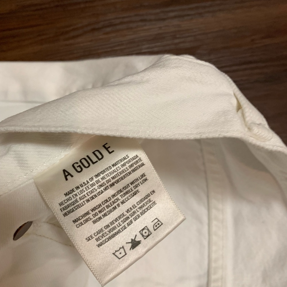 Agolde Riley High Rise Crop Distressed Jeans - Picture 8 of 11